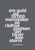 plakat: em-guld og 35.000 mennesker på rådhuspladsen det bliver ikke større - graphic charcoal-Håndbold-A1two3