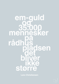 plakat: em-guld og 35.000 mennesker på rådhuspladsen det bliver ikke større - light drizzle-Håndbold-A1two3
