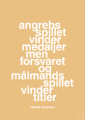 plakat: angrebsspillet vinder medaljer men forsvaret og målmandsspillet vinder titler - charismatic-Håndbold-A1two3