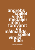 plakat: angrebsspillet vinder medaljer men forsvaret og målmandsspillet vinder titler - cognac-Håndbold-A1two3