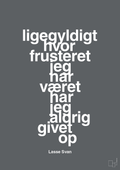 plakat: ligegyldigt hvor frusteret jeg har været har jeg aldrig givet op - graphic charcoal-Håndbold-A1two3