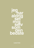 plakat: jeg har aldrig set mig selv som den bedste - back to nature-Håndbold-A1two3