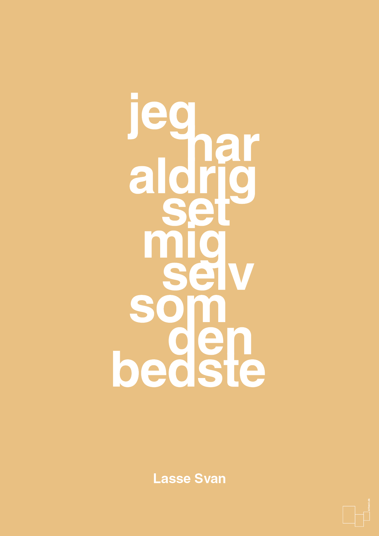 plakat: jeg har aldrig set mig selv som den bedste - charismatic-Håndbold-A1two3