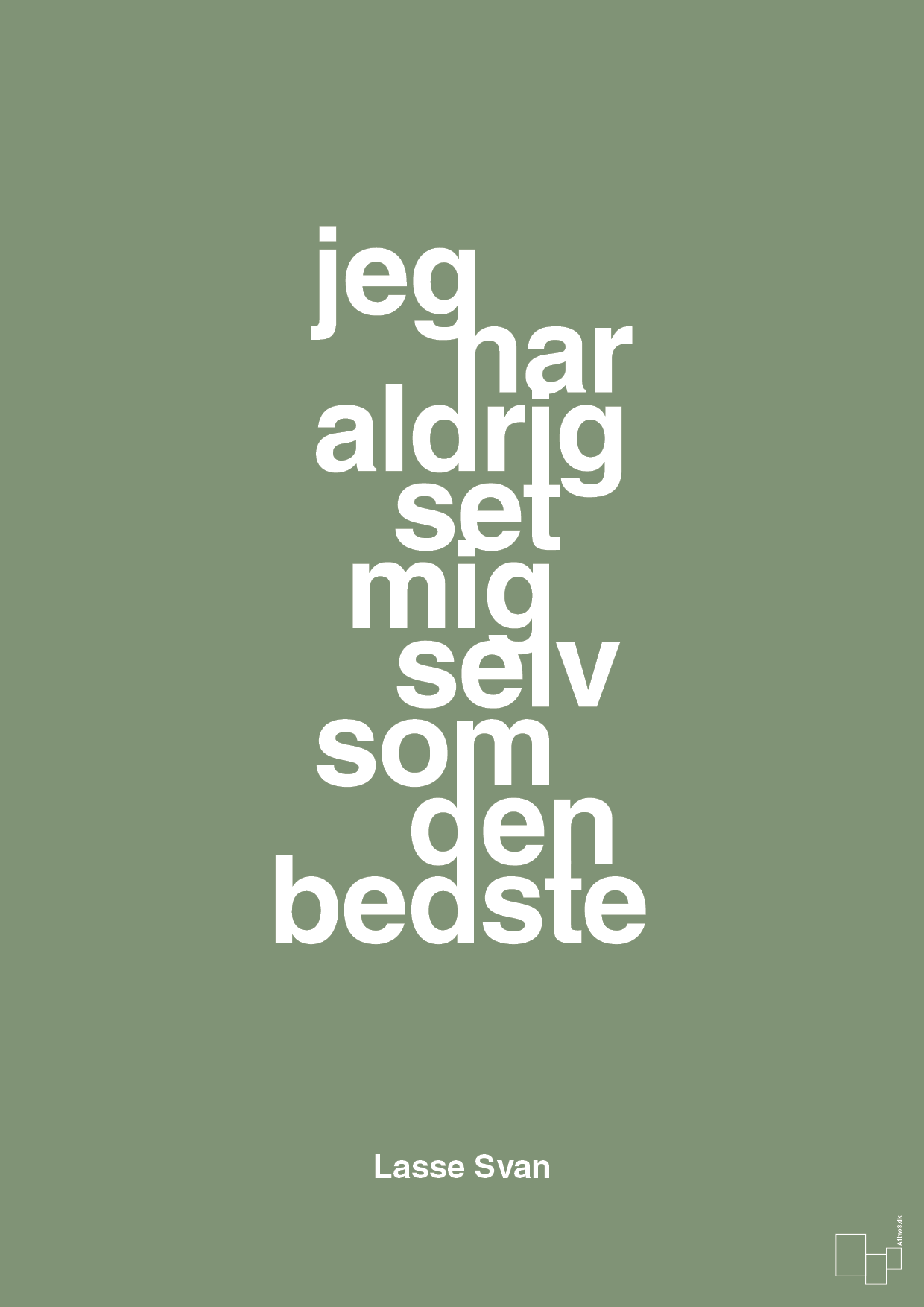 plakat: jeg har aldrig set mig selv som den bedste - jade-Håndbold-A1two3