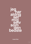 plakat: jeg har aldrig set mig selv som den bedste - plum-Håndbold-A1two3