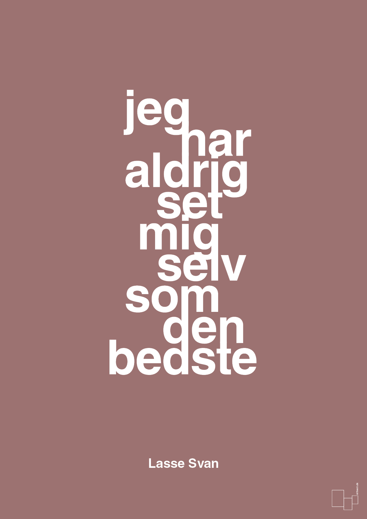 plakat: jeg har aldrig set mig selv som den bedste - plum-Håndbold-A1two3