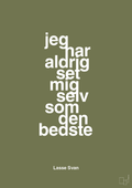 plakat: jeg har aldrig set mig selv som den bedste - secret meadow-Håndbold-A1two3