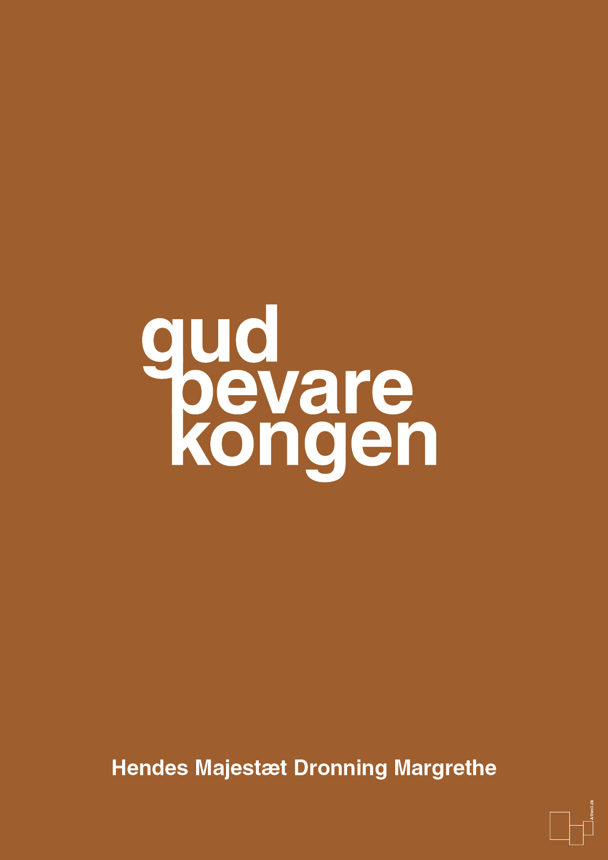 plakat: gud bevare kongen - cognac-Royale-A1two3