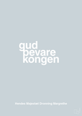 plakat: gud bevare kongen - light drizzle-Royale-A1two3