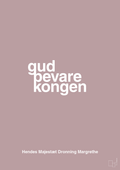 plakat: gud bevare kongen - light rose-Royale-A1two3