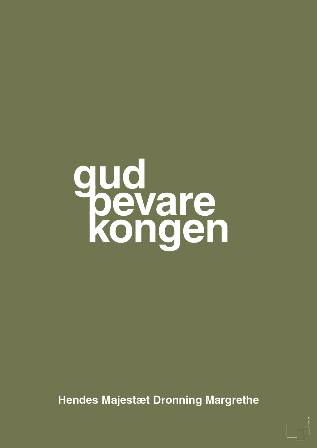 plakat: gud bevare kongen - secret meadow-Royale-A1two3