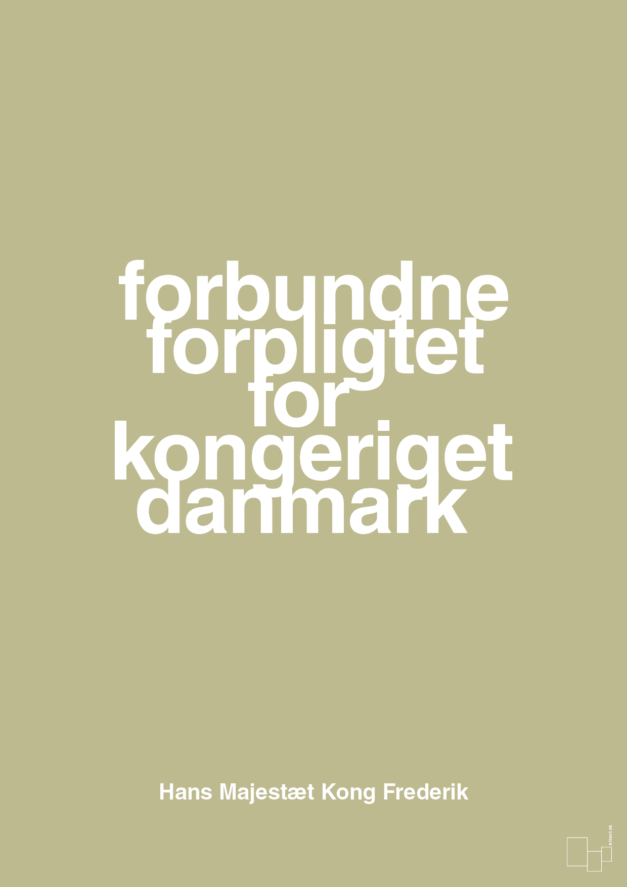 plakat: forbundne forpligtet for kongeriget danmark - back to nature-Royale-A1two3