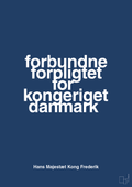 plakat: forbundne forpligtet for kongeriget danmark - lapis blue-Royale-A1two3