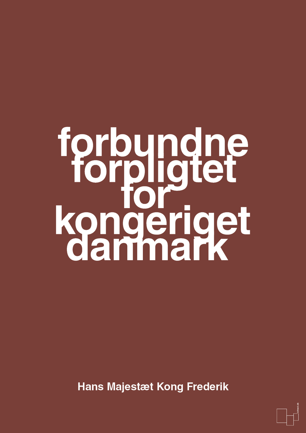 plakat: forbundne forpligtet for kongeriget danmark - red pepper-Royale-A1two3