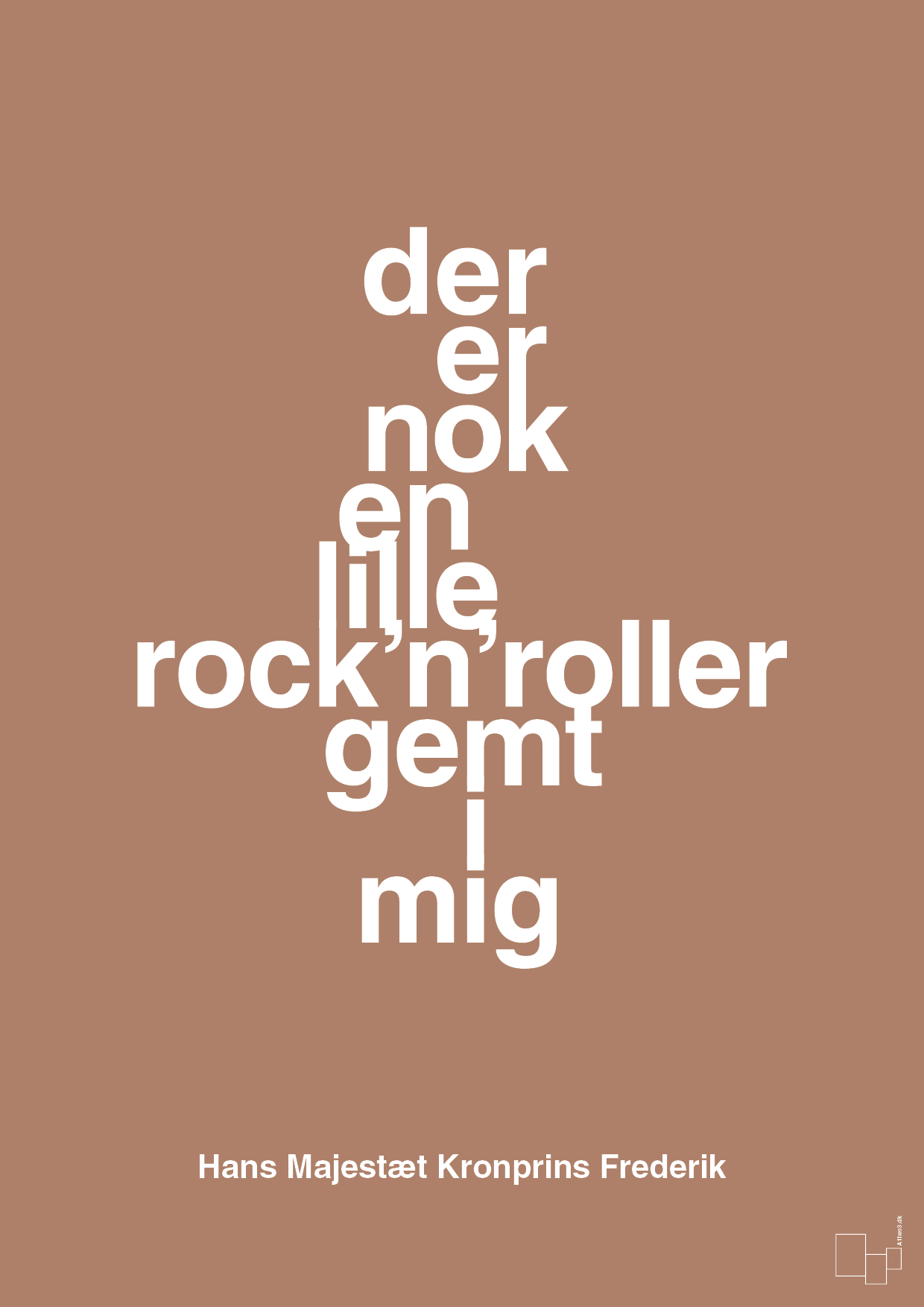 plakat: der er nok en lille rock’n’roller gemt i mig - cider spice-Royale-A1two3