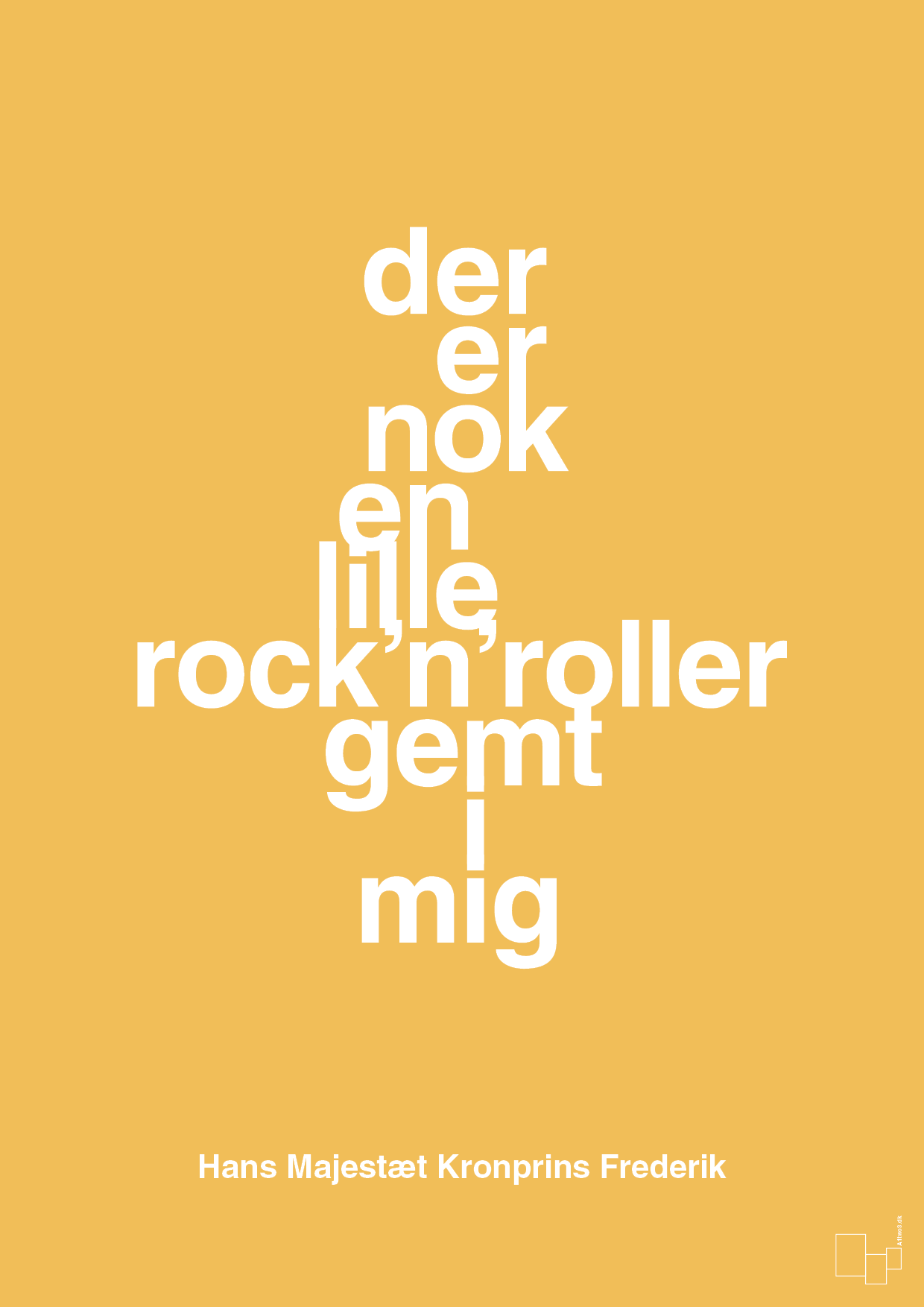 plakat: der er nok en lille rock’n’roller gemt i mig - honeycomb-Royale-A1two3