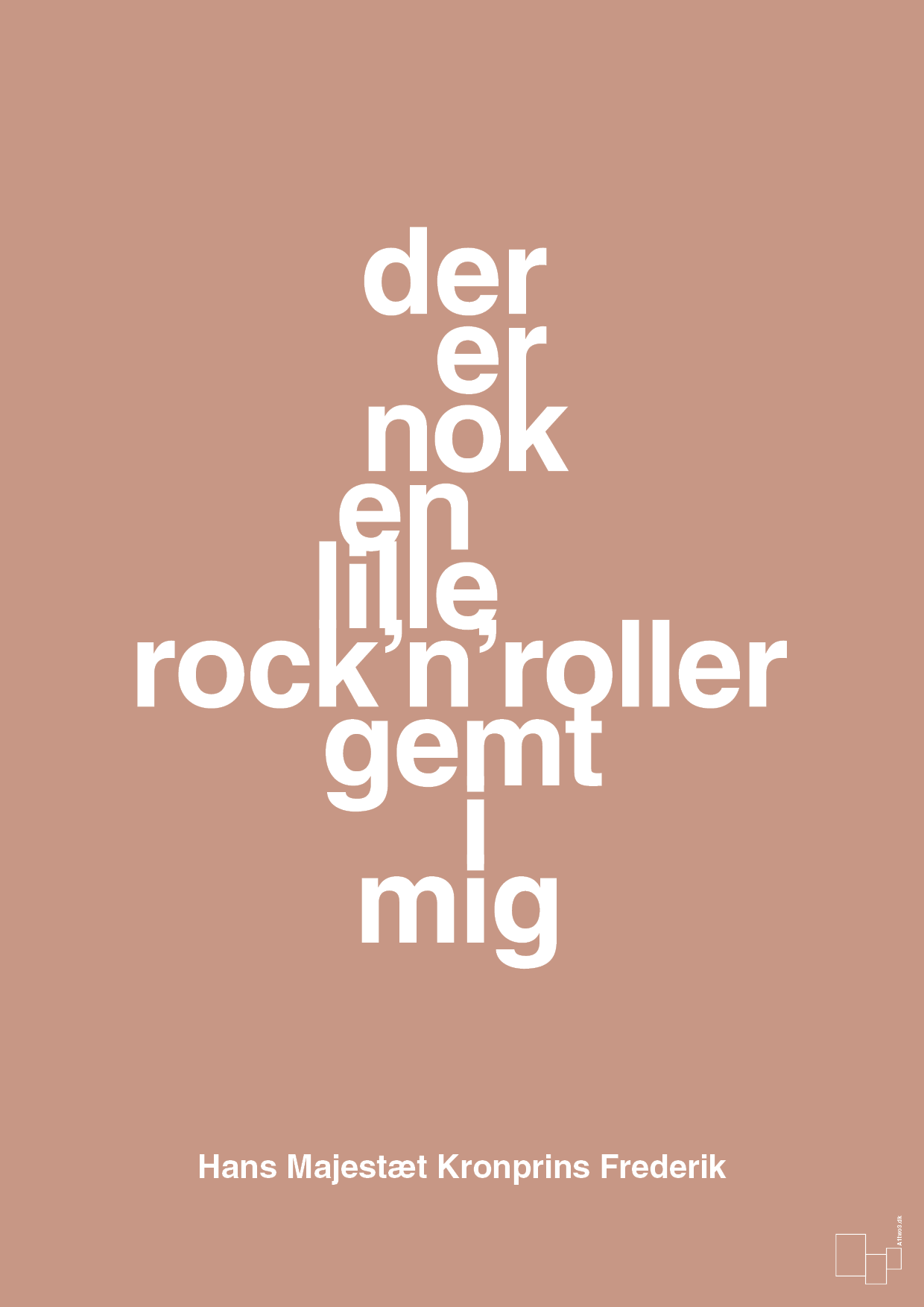 plakat: der er nok en lille rock’n’roller gemt i mig - powder-Royale-A1two3