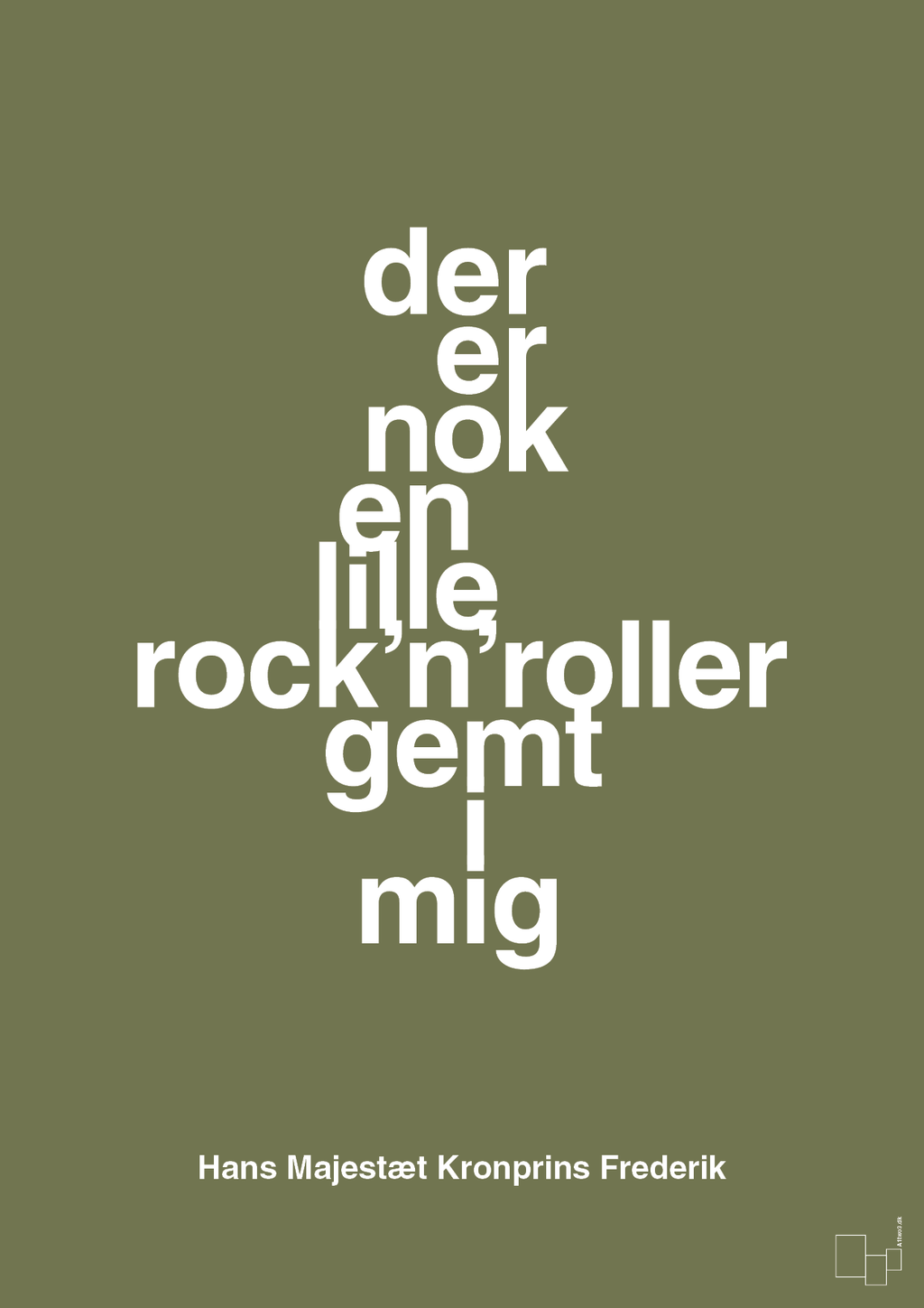 plakat: der er nok en lille rock’n’roller gemt i mig - secret meadow-Royale-A1two3