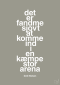 plakat: det er fandme sjovt at komme ind i en kæmpe stor arena - battleship gray-Håndbold-A1two3