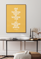plakat: det er fandme sjovt at komme ind i en kæmpe stor arena - honeycomb-Håndbold-A1two3