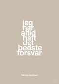 plakat: jeg har altid haft det bedste forsvar - creamy mushroom-Håndbold-A1two3