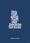 plakat: jeg har altid haft det bedste forsvar - lapis blue-Håndbold-A1two3