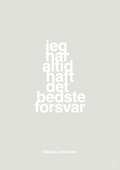 plakat: jeg har altid haft det bedste forsvar - painters white-Håndbold-A1two3