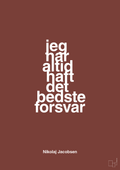 plakat: jeg har altid haft det bedste forsvar - red pepper-Håndbold-A1two3
