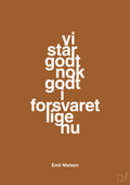 plakat: vi står godt nok godt i forsvaret lige nu - cognac-Håndbold-A1two3
