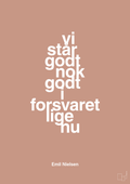 plakat: vi står godt nok godt i forsvaret lige nu - powder-Håndbold-A1two3