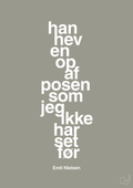 plakat: han hev en op af posen som jeg ikke har set før - battleship gray-Håndbold-A1two3