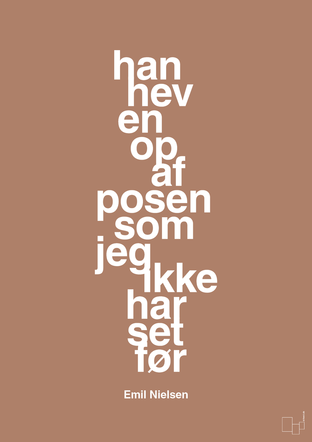 plakat: han hev en op af posen som jeg ikke har set før - cider spice-Håndbold-A1two3