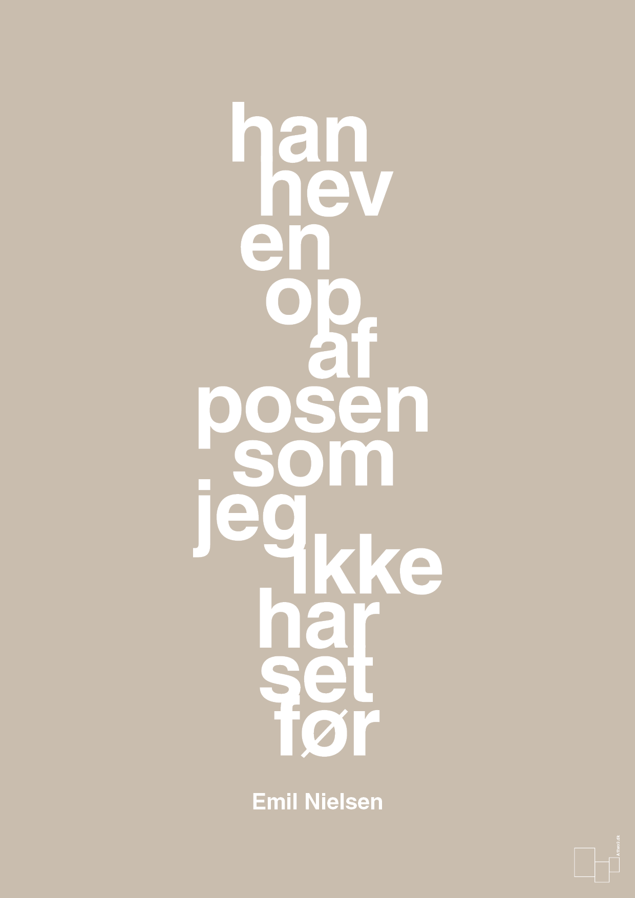 plakat: han hev en op af posen som jeg ikke har set før - creamy mushroom-Håndbold-A1two3