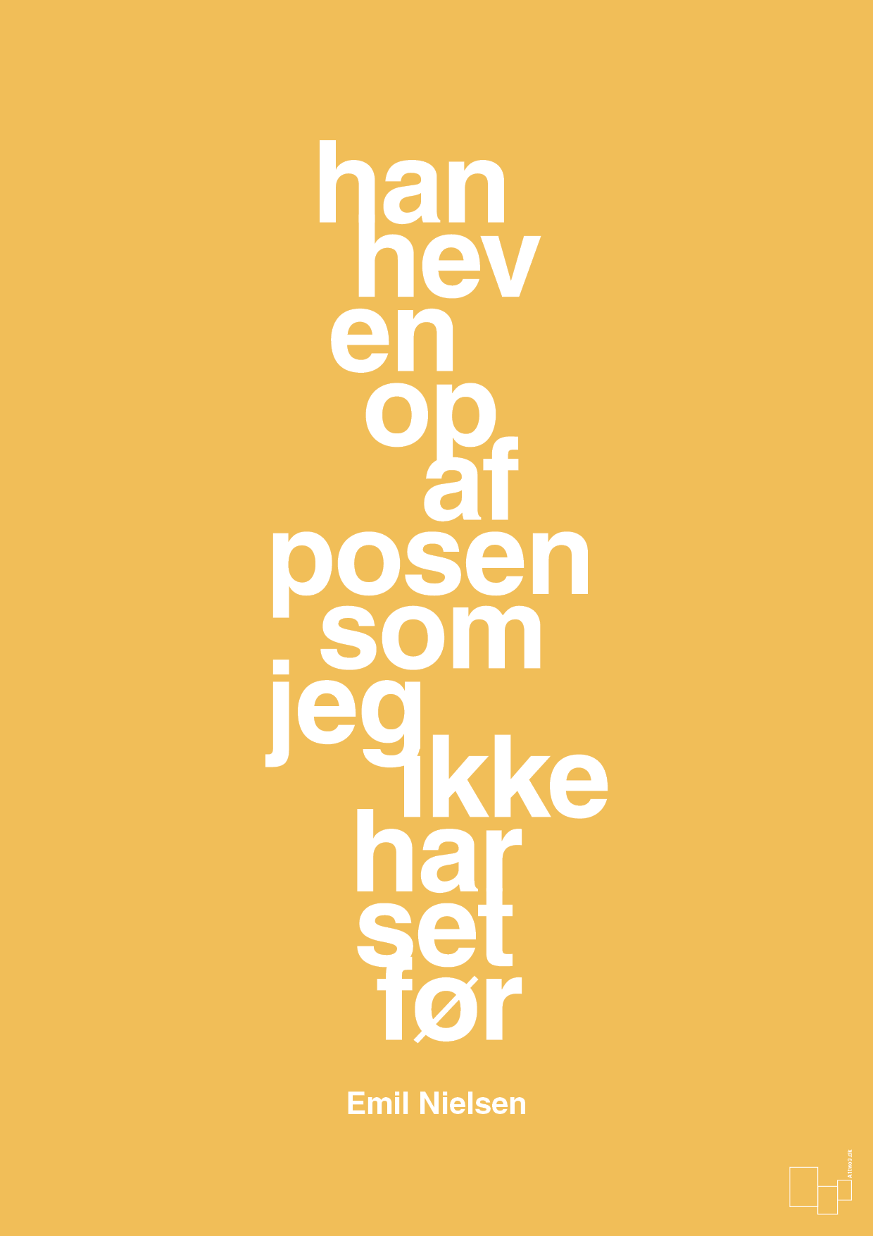 plakat: han hev en op af posen som jeg ikke har set før - honeycomb-Håndbold-A1two3