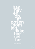 plakat: han hev en op af posen som jeg ikke har set før - light drizzle-Håndbold-A1two3