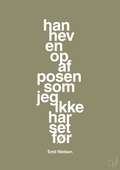 plakat: han hev en op af posen som jeg ikke har set før - misty forrest-Håndbold-A1two3