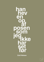 plakat: han hev en op af posen som jeg ikke har set før - misty forrest-Håndbold-A1two3