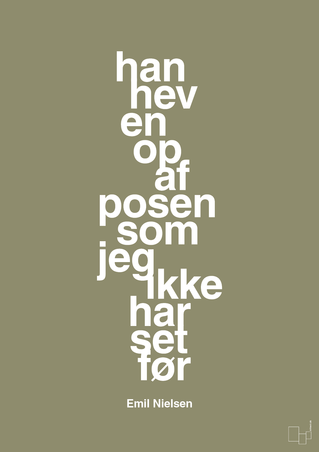 plakat: han hev en op af posen som jeg ikke har set før - misty forrest-Håndbold-A1two3