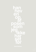 plakat: han hev en op af posen som jeg ikke har set før - painters white-Håndbold-A1two3