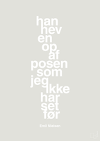 plakat: han hev en op af posen som jeg ikke har set før - painters white-Håndbold-A1two3