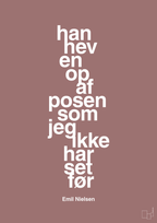 plakat: han hev en op af posen som jeg ikke har set før - plum-Håndbold-A1two3