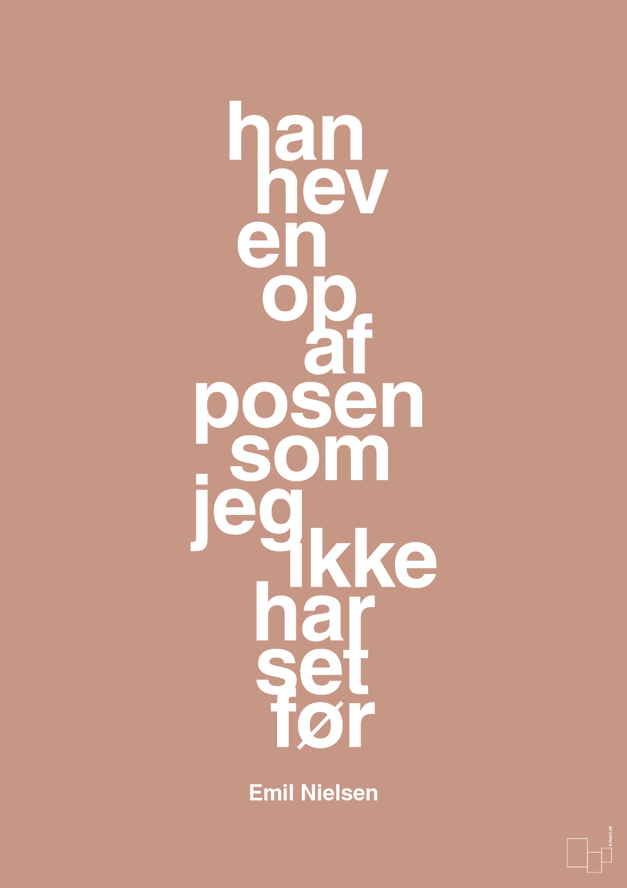 plakat: han hev en op af posen som jeg ikke har set før - powder-Håndbold-A1two3