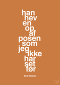 plakat: han hev en op af posen som jeg ikke har set før - rumba orange-Håndbold-A1two3