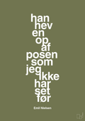 plakat: han hev en op af posen som jeg ikke har set før - secret meadow-Håndbold-A1two3
