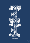 plakat: nogen vil sige at jeg er heldig andre vil sige at jeg er dygtig - lapis blue-Håndbold-A1two3