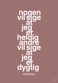 plakat: nogen vil sige at jeg er heldig andre vil sige at jeg er dygtig - plum-Håndbold-A1two3