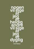 plakat: nogen vil sige at jeg er heldig andre vil sige at jeg er dygtig - secret meadow-Håndbold-A1two3