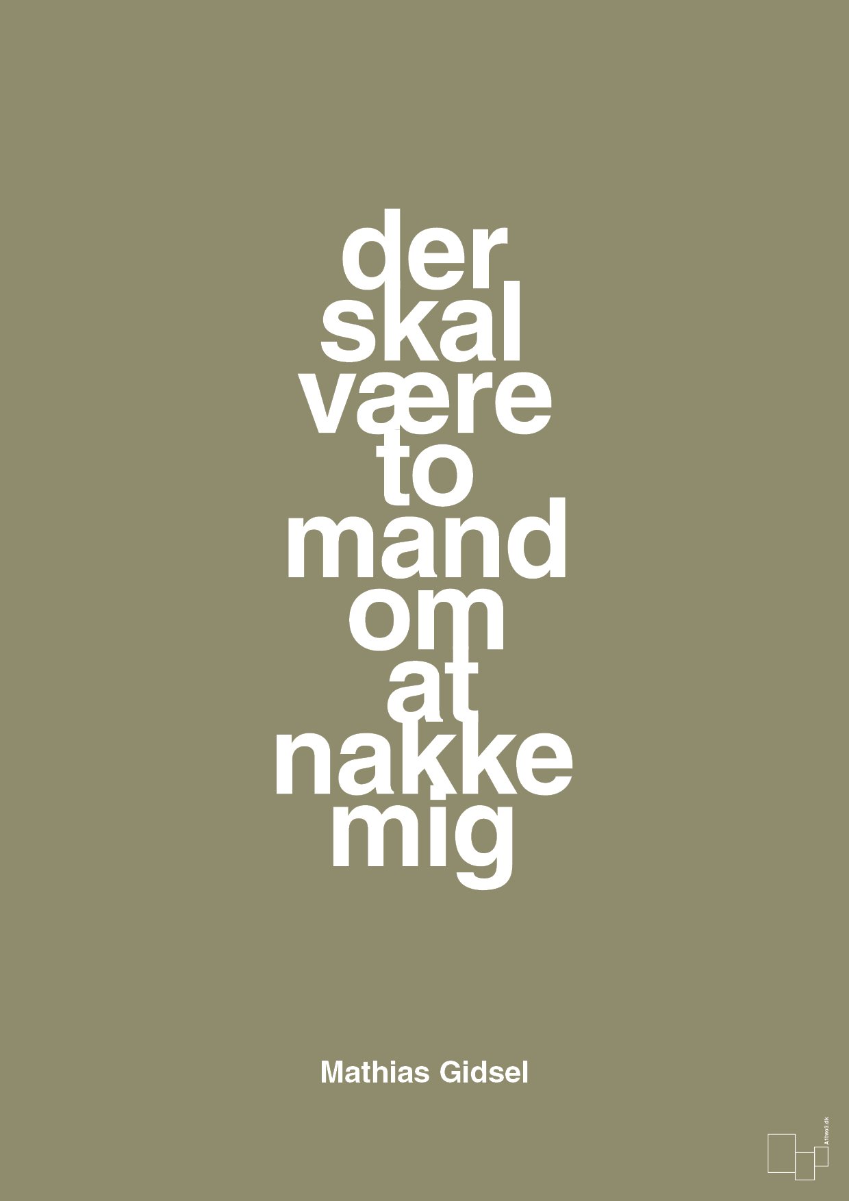 plakat: der skal være to mand om at nakke mig - misty forrest-Håndbold-A1two3