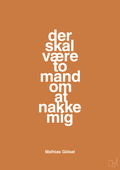 plakat: der skal være to mand om at nakke mig - rumba orange-Håndbold-A1two3