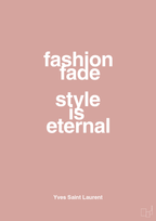 plakat: fashion fade style is eternal - bubble shell-Mode-A1two3